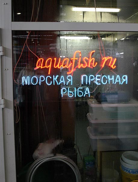Вот такая вывеска украшает павильон №98 на Птичке
